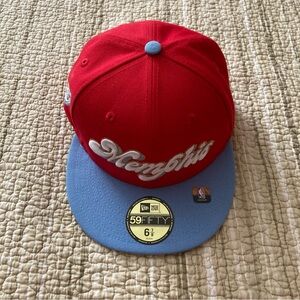 NWT New Era 59FIFTY Fitted Hat Red Memphis Grizzlies 2024/25 City Edition 6 7/8